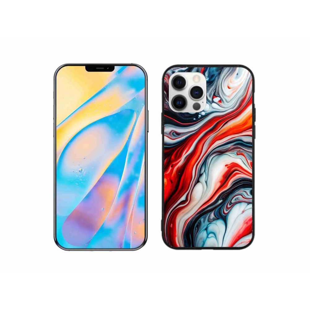 Gélový kryt mmCase na iPhone 12 Pro - abstraktný motív 63