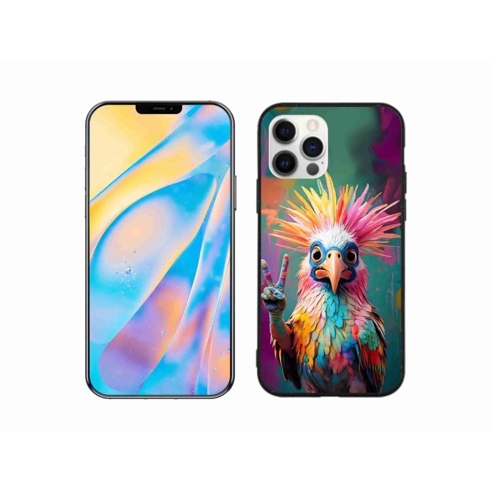 Gélový kryt mmCase na iPhone 12 Pro - farebný rebel