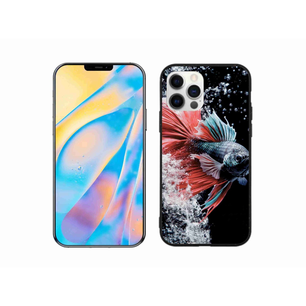 Gélový kryt mmCase na iPhone 12 Pro - bojovníčka pestrá
