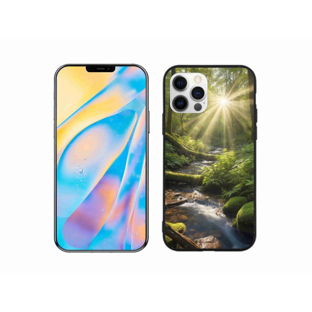 Gélový kryt mmCase na iPhone 12 Pro - hlbina lesa