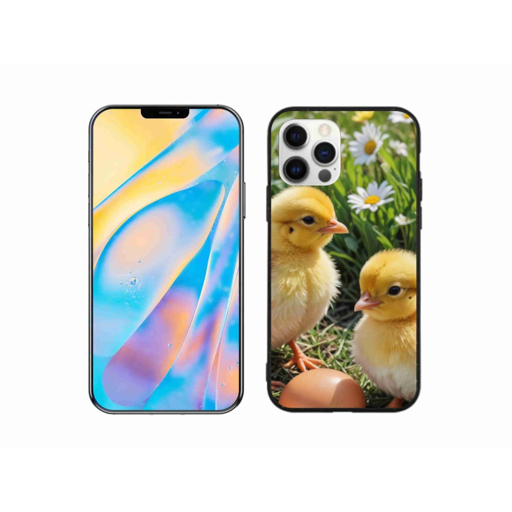 Gélový kryt mmCase na iPhone 12 Pro - kuriatka