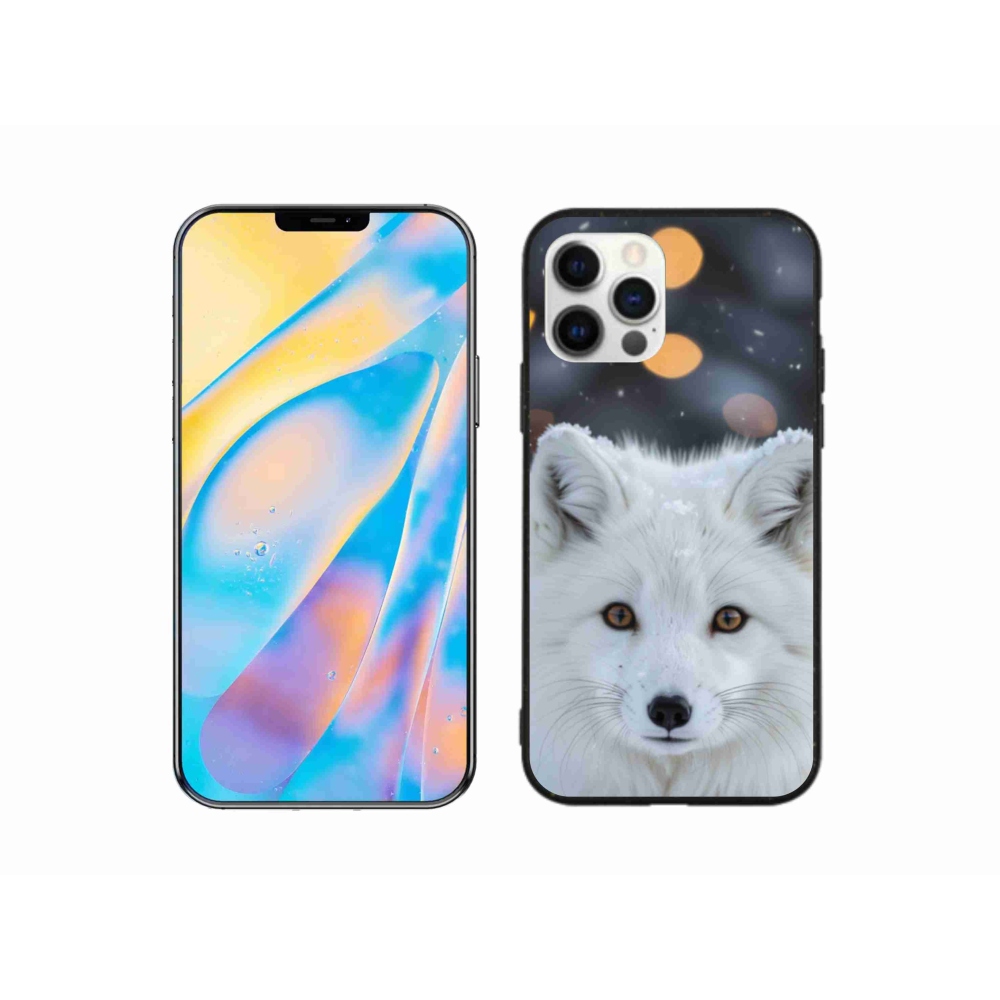 Gélový kryt mmCase na iPhone 12 Pro - líška polárna