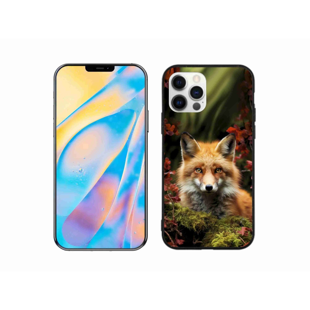 Gélový kryt mmCase na iPhone 12 Pro - líška v lese