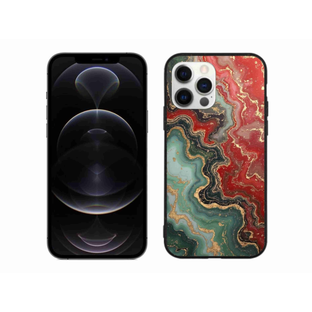 Gélový kryt mmCase na iPhone 12 Pro Max - abstraktný motív 55