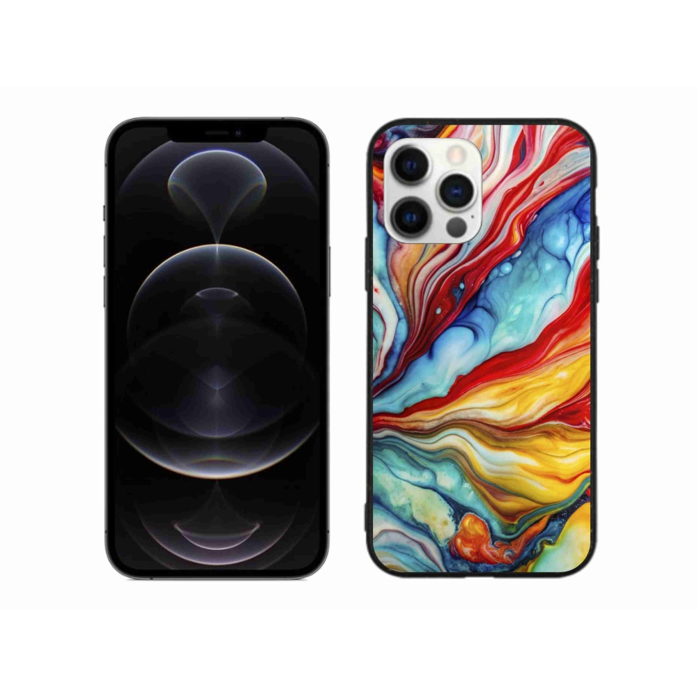 Gélový kryt mmCase na iPhone 12 Pro Max - abstraktný motív 58