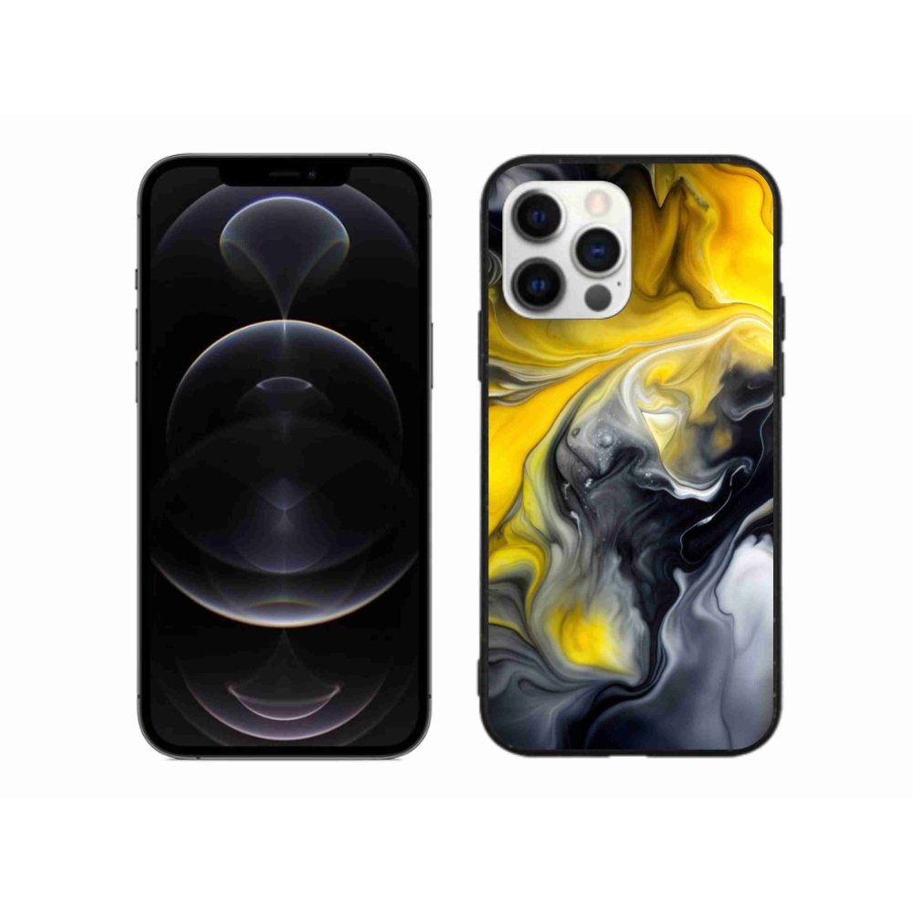 Gélový kryt mmCase na iPhone 12 Pro Max - abstraktný motív 60
