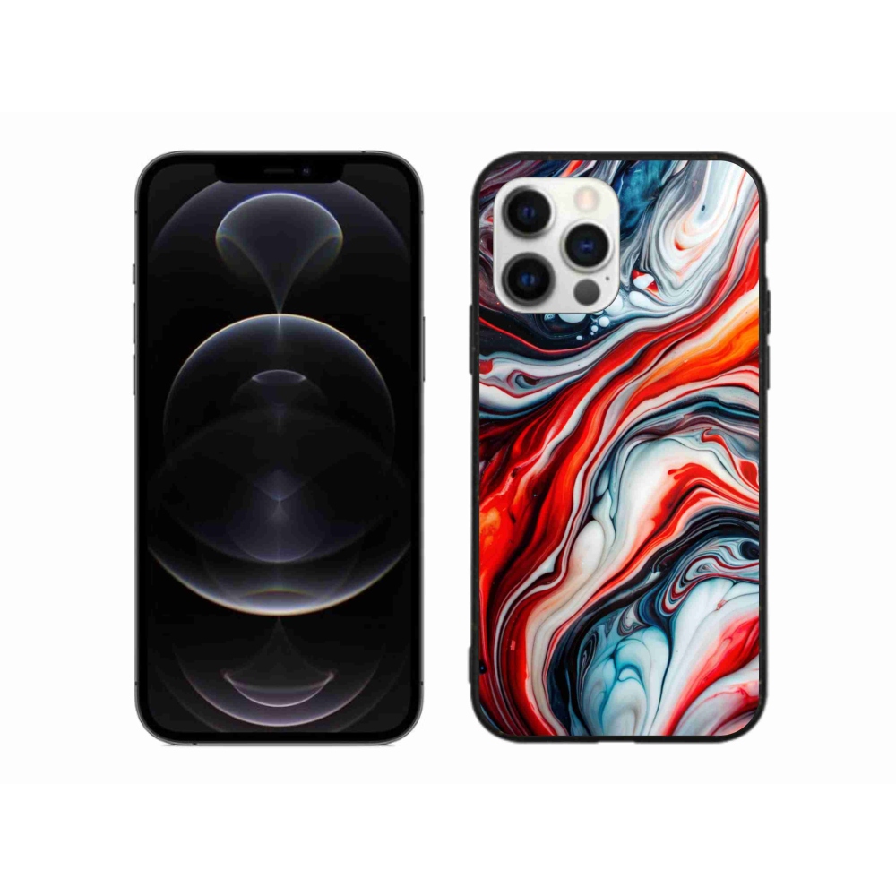 Gélový kryt mmCase na iPhone 12 Pro Max - abstraktný motív 63