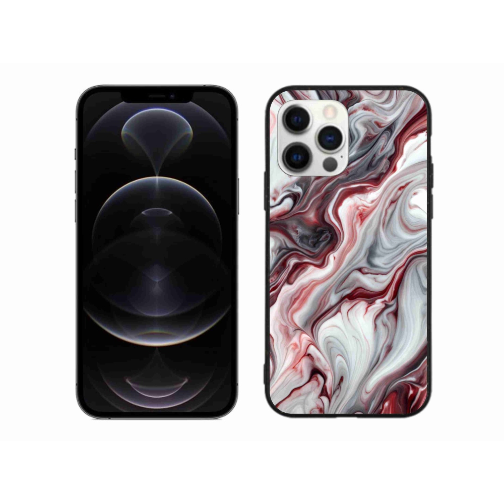 Gélový kryt mmCase na iPhone 12 Pro Max - abstraktný motív 64