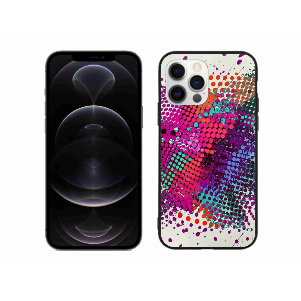 Gélový kryt mmCase na iPhone 12 Pro Max - abstraktný motív 65