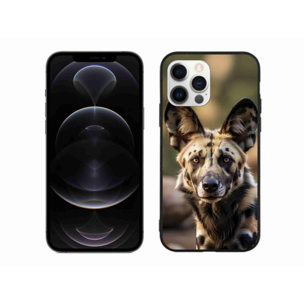 Gélový kryt mmCase na iPhone 12 Pro Max - africký divoký pes