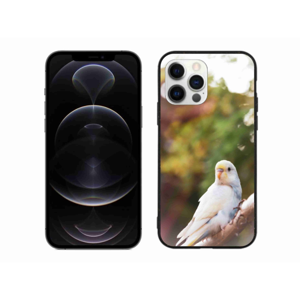 Gélový kryt mmCase na iPhone 12 Pro Max - andulka biela