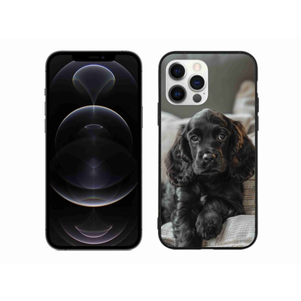 Gélový kryt mmCase na iPhone 12 Pro Max - anglický kokeršpaniel