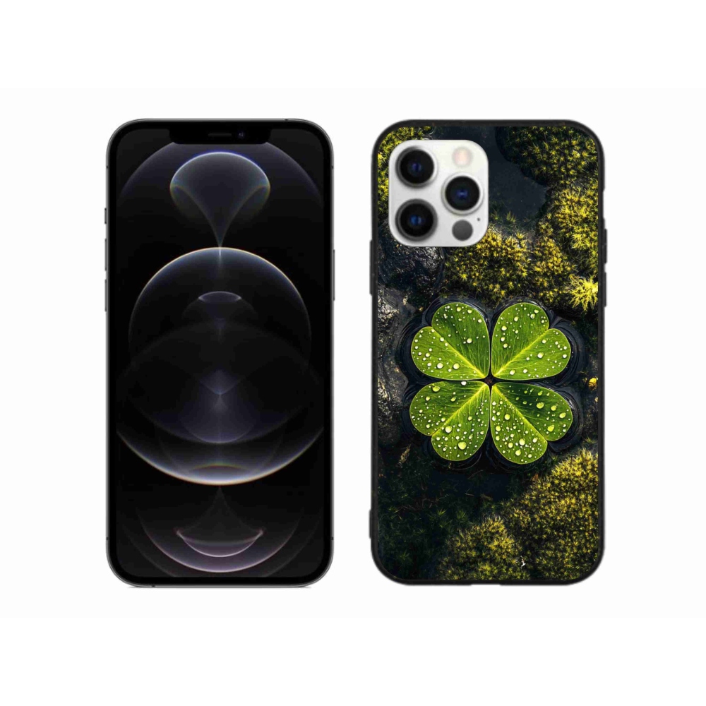 Gélový kryt mmCase na iPhone 12 Pro Max - štvorlístok