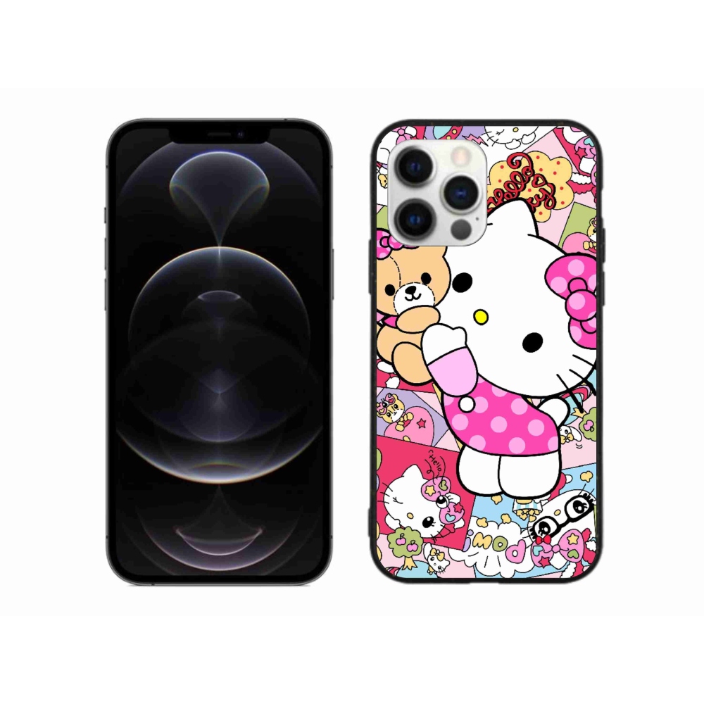 Gélový kryt mmCase na iPhone 12 Pro Max - cute kitty