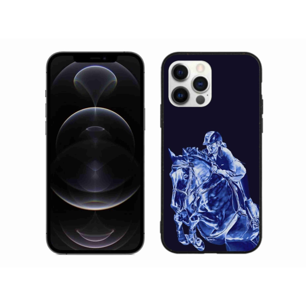 Gélový kryt mmCase na iPhone 12 Pro Max - dostihový kôň