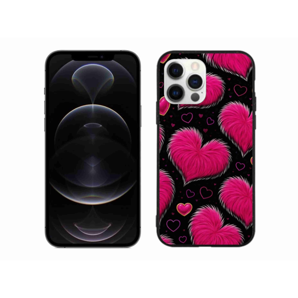 Gélový kryt mmCase na iPhone 12 Pro Max - hebké srdce