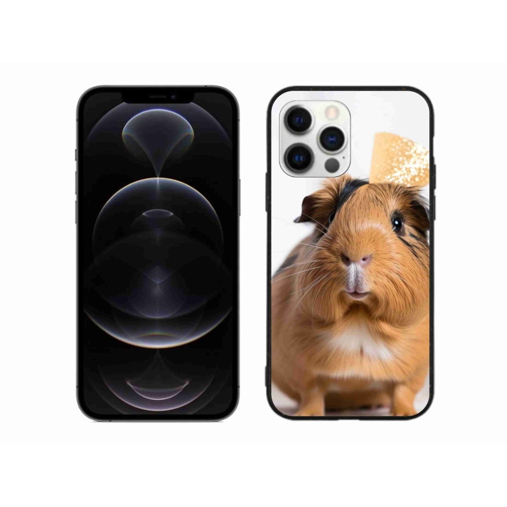 Gélový kryt mmCase na iPhone 12 Pro Max - hnedé morča