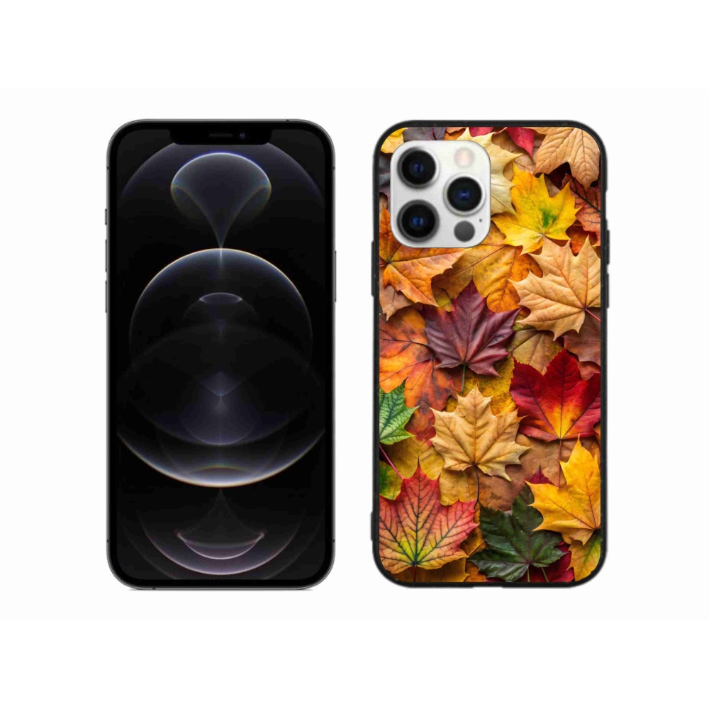 Gélový kryt mmCase na iPhone 12 Pro Max - javorové listy 2