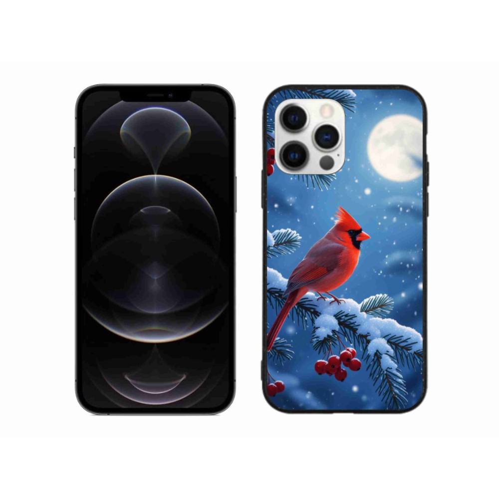 Gélový kryt mmCase na iPhone 12 Pro Max - kardinál červený