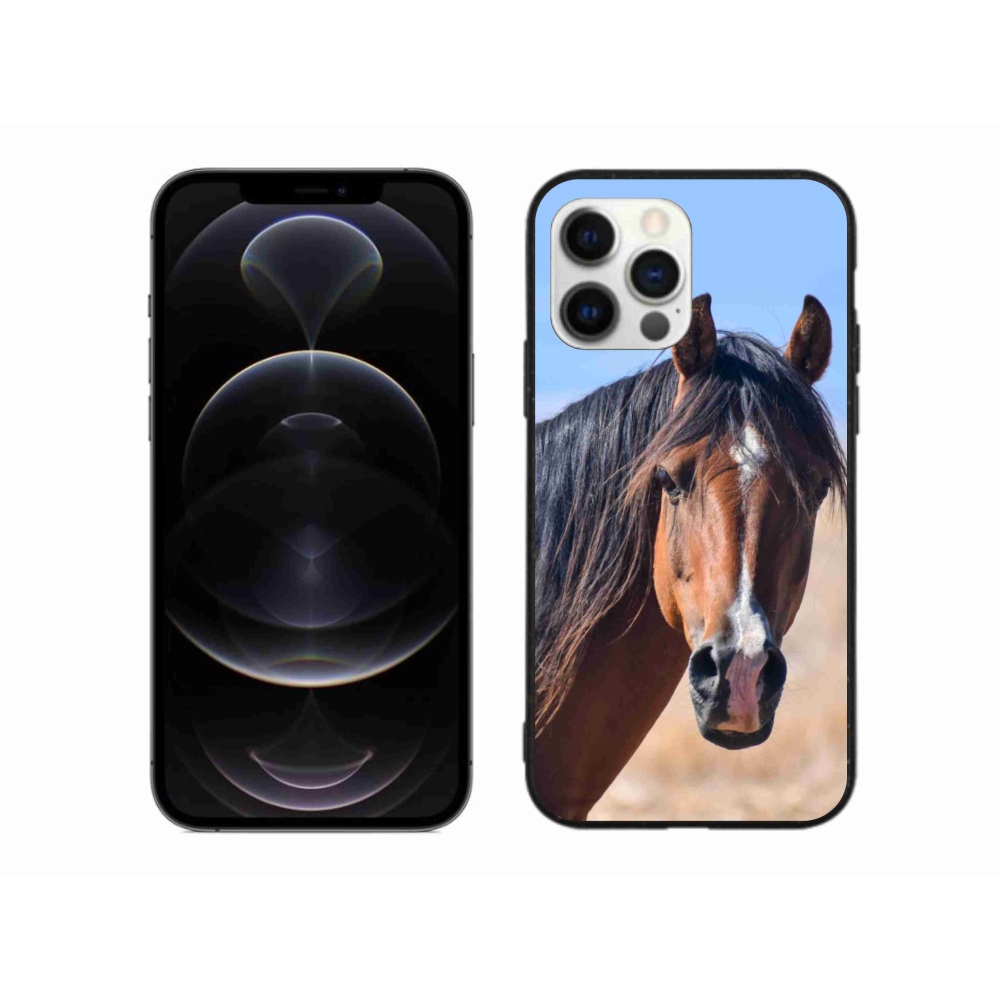 Gélový kryt mmCase na iPhone 12 Pro Max - pokojný kôň