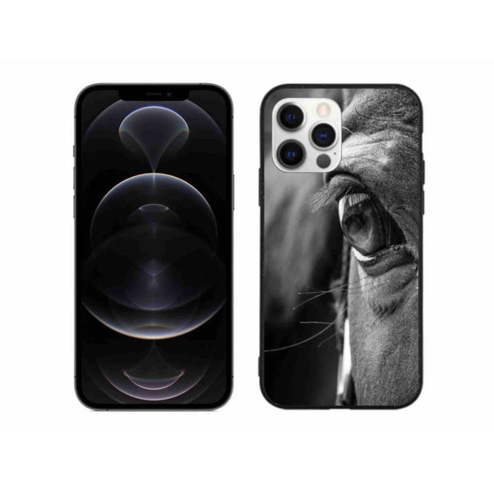 Gélový kryt mmCase na iPhone 12 Pro Max - konský pohľad