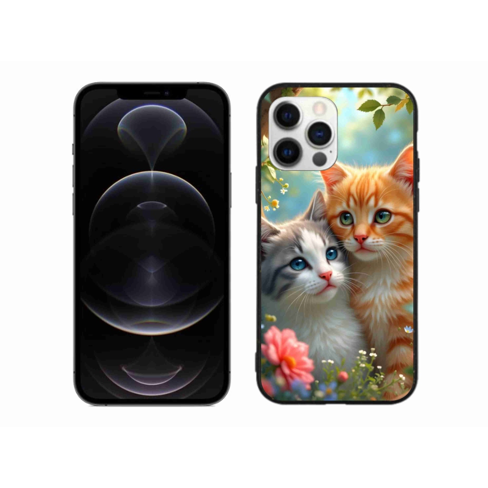 Gélový kryt mmCase na iPhone 12 Pro Max - mačacia láska 2