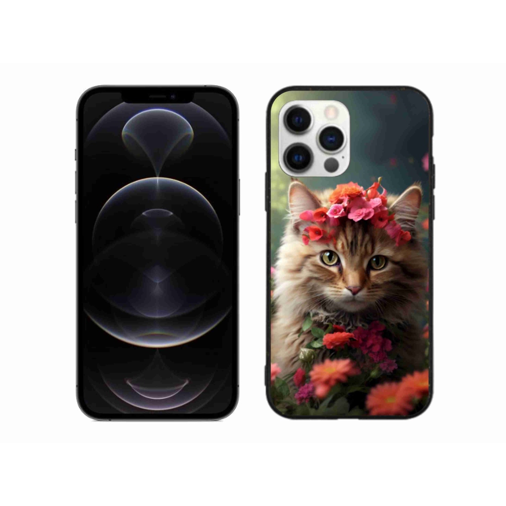 Gélový kryt mmCase na iPhone 12 Pro Max - mačacia princezná