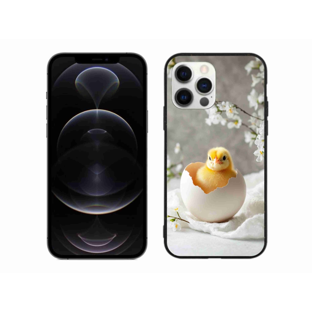 Gélový kryt mmCase na iPhone 12 Pro Max - kuriatko