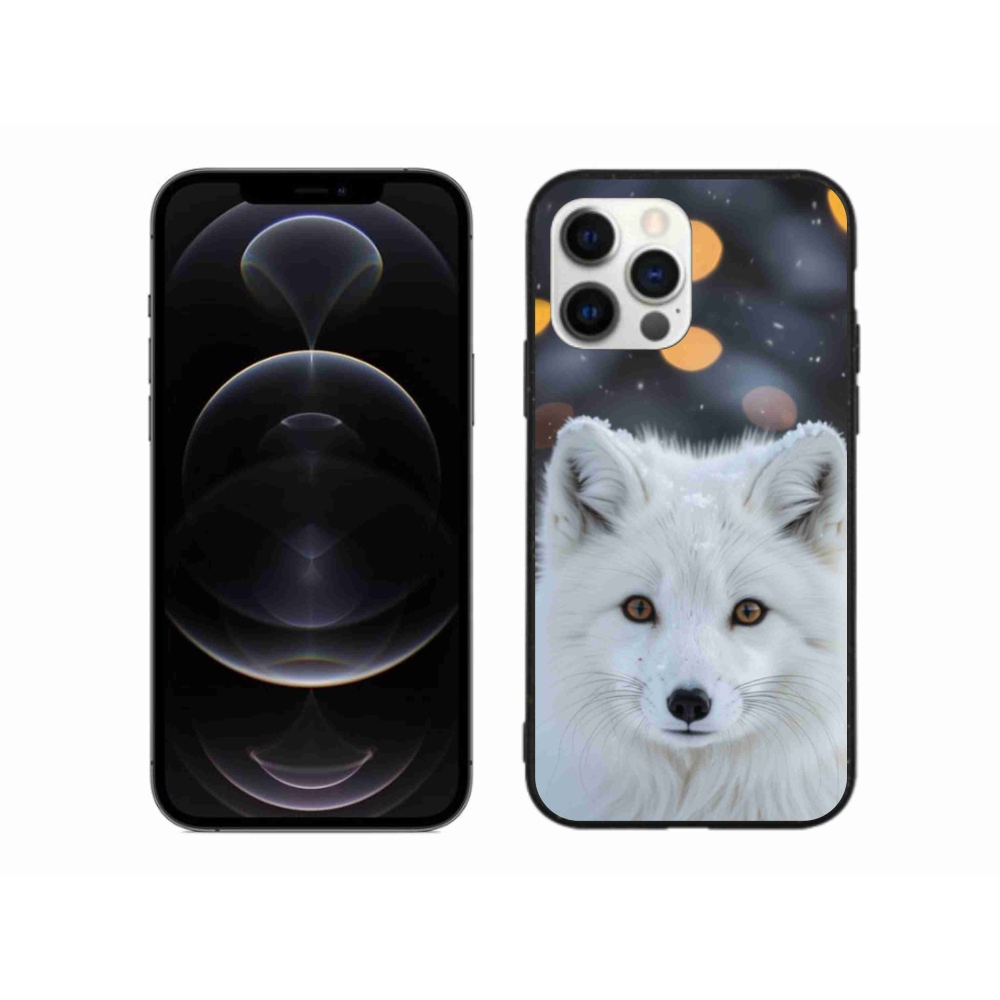Gélový kryt mmCase na iPhone 12 Pro Max - líška polárna