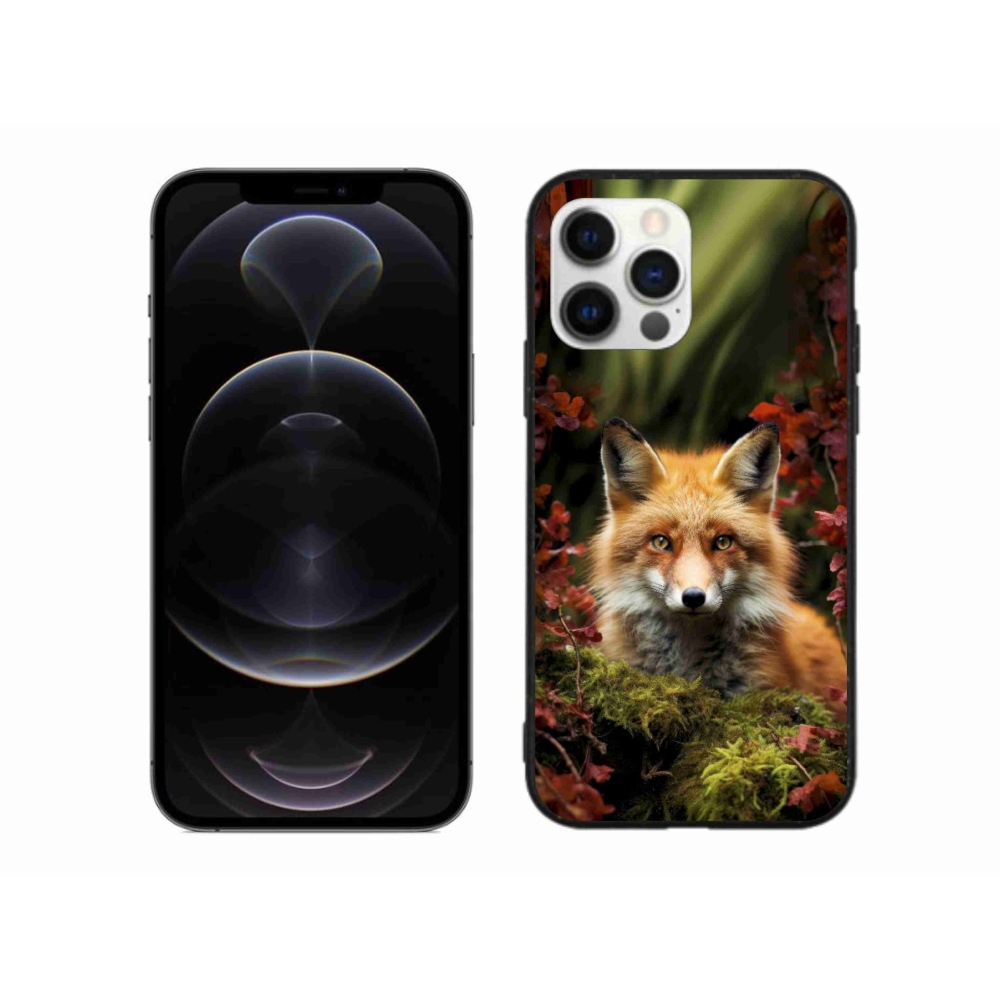Gélový kryt mmCase na iPhone 12 Pro Max - líška v lese
