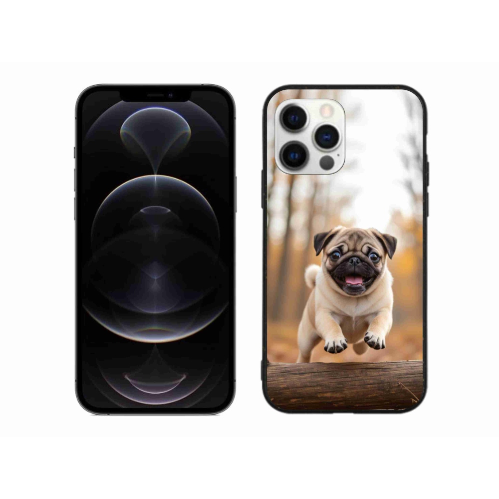 Gélový kryt mmCase na iPhone 12 Pro Max - mops 2