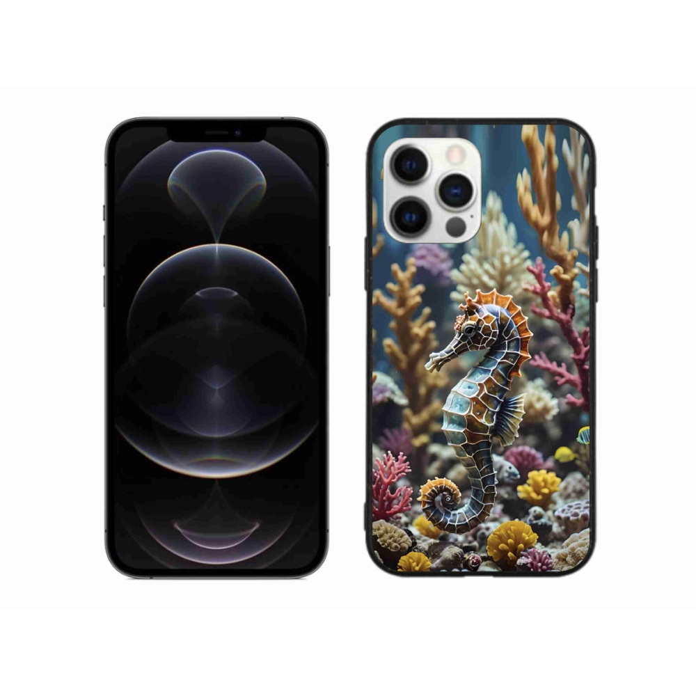 Gélový kryt mmCase na iPhone 12 Pro Max - morský koník 2
