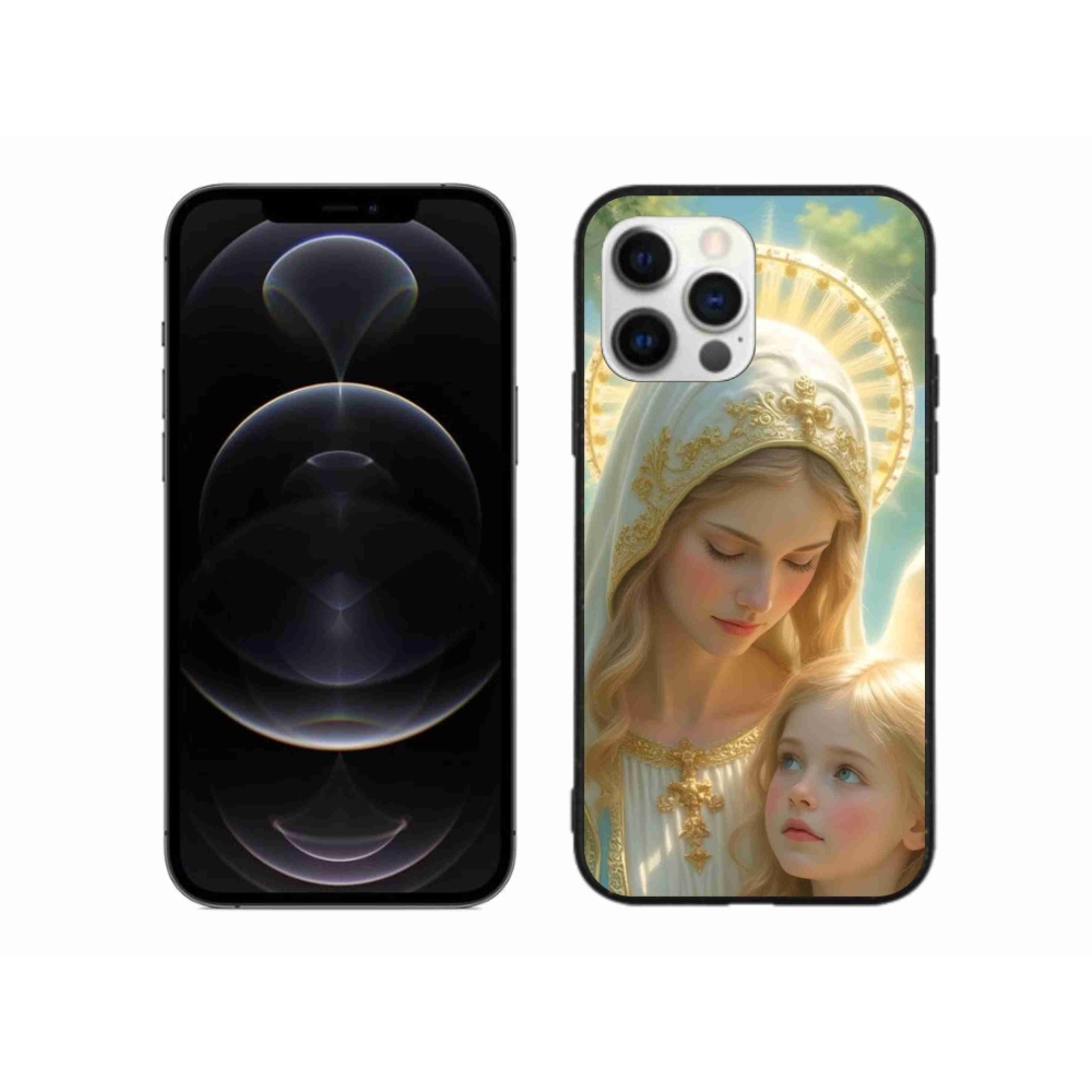 Gélový kryt mmCase na iPhone 12 Pro Max - náboženský motív 2