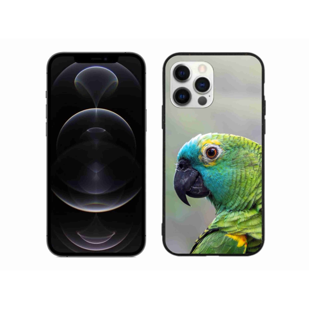 Gélový kryt mmCase na iPhone 12 Pro Max - papagáj amazoňan