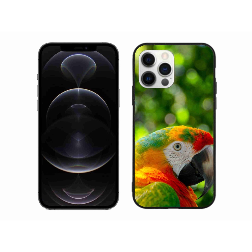 Gélový kryt mmCase na iPhone 12 Pro Max - papagáj ara 3