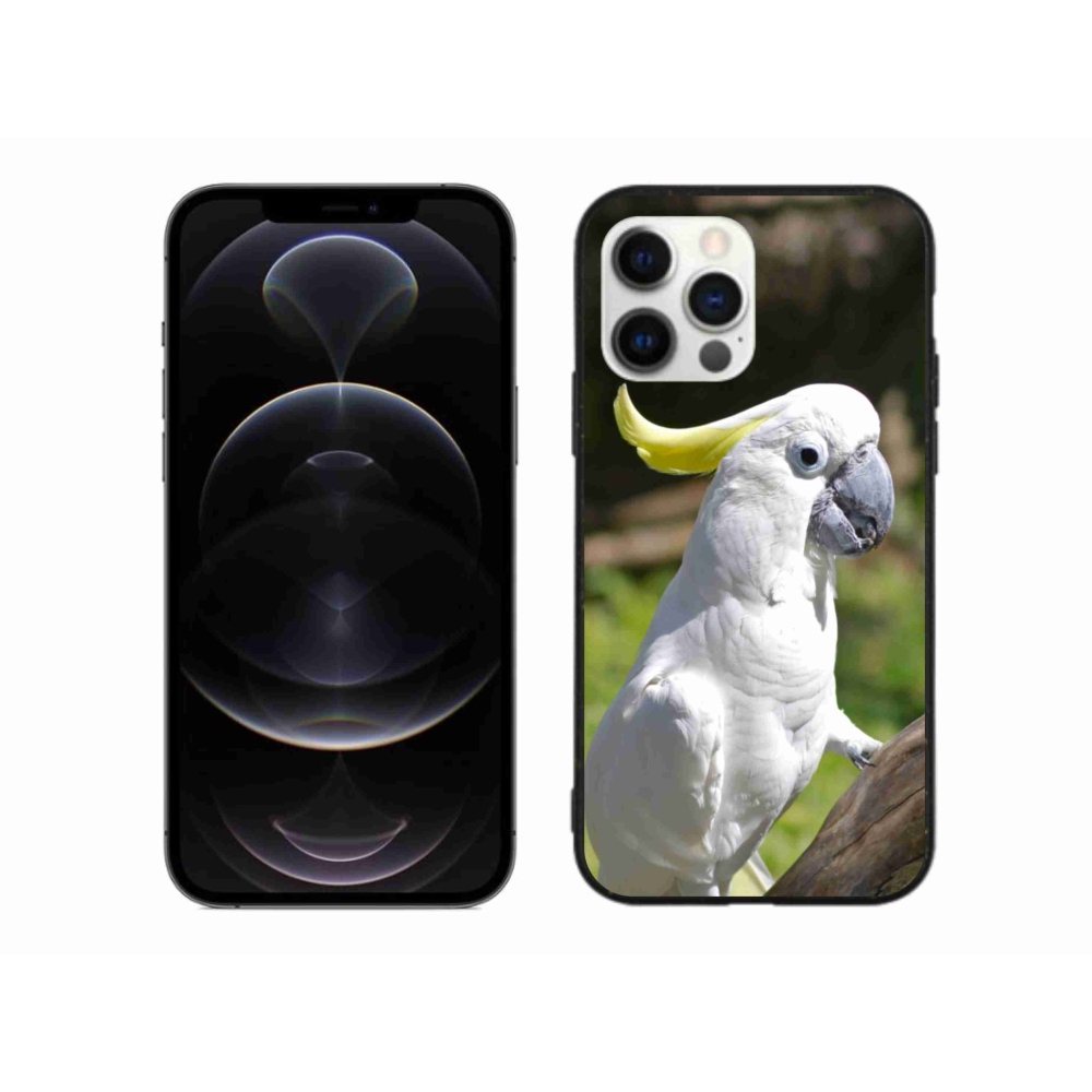 Gélový kryt mmCase na iPhone 12 Pro Max - papagáj kakadu 2