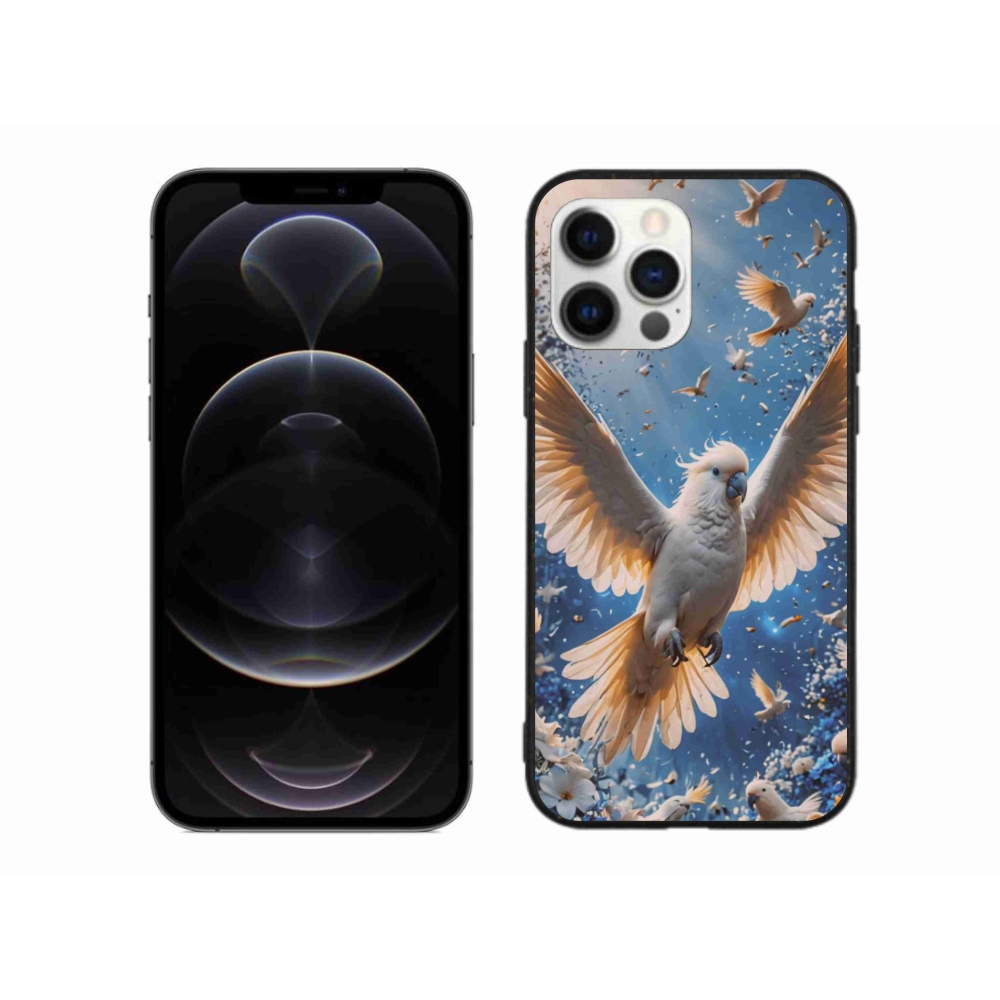Gélový kryt mmCase na iPhone 12 Pro Max - papagáj kakadu