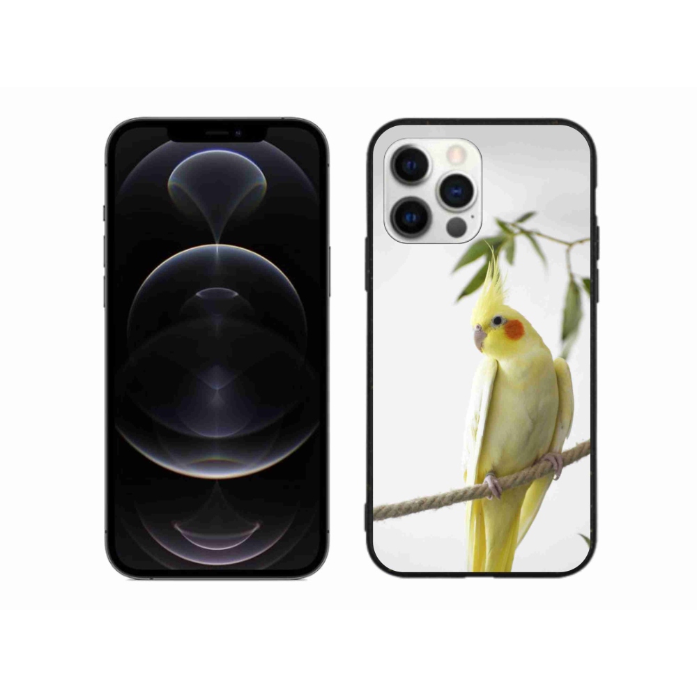 Gélový kryt mmCase na iPhone 12 Pro Max - papagáj korela chocholatá