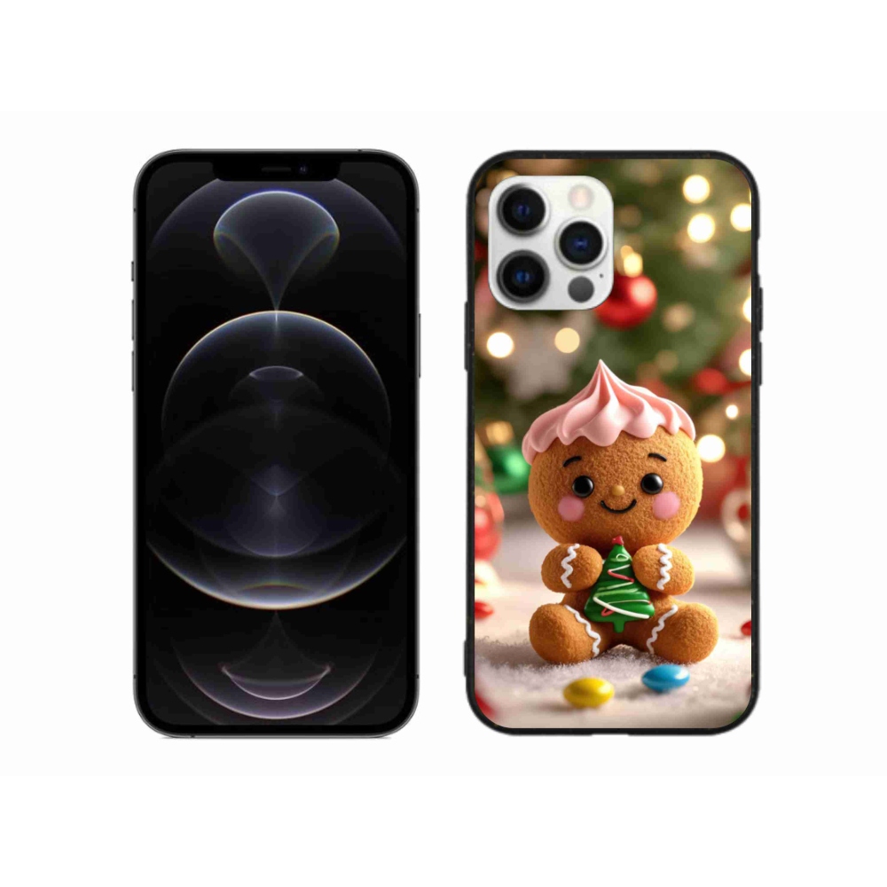 Gélový kryt mmCase na iPhone 12 Pro Max - perníček