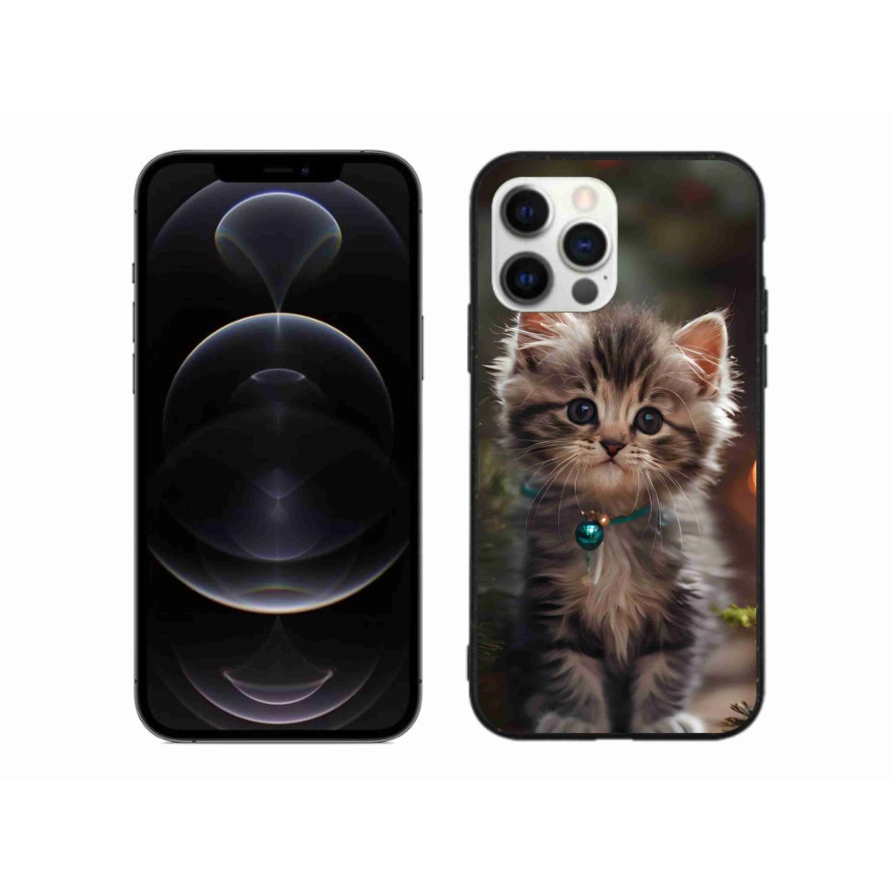 Gélový kryt mmCase na iPhone 12 Pro Max - roztomilé mačiatko 11