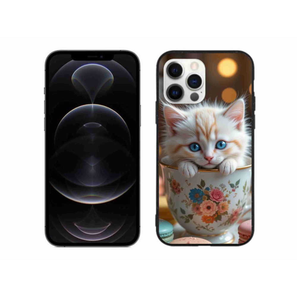 Gélový kryt mmCase na iPhone 12 Pro Max - roztomilé mačiatko 6