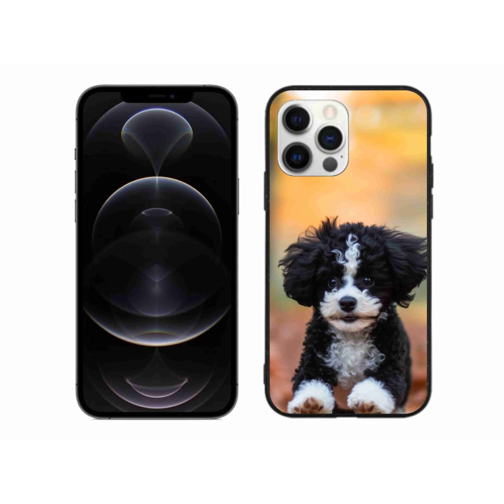 Gélový kryt mmCase na iPhone 12 Pro Max - roztomilé šteňa 2