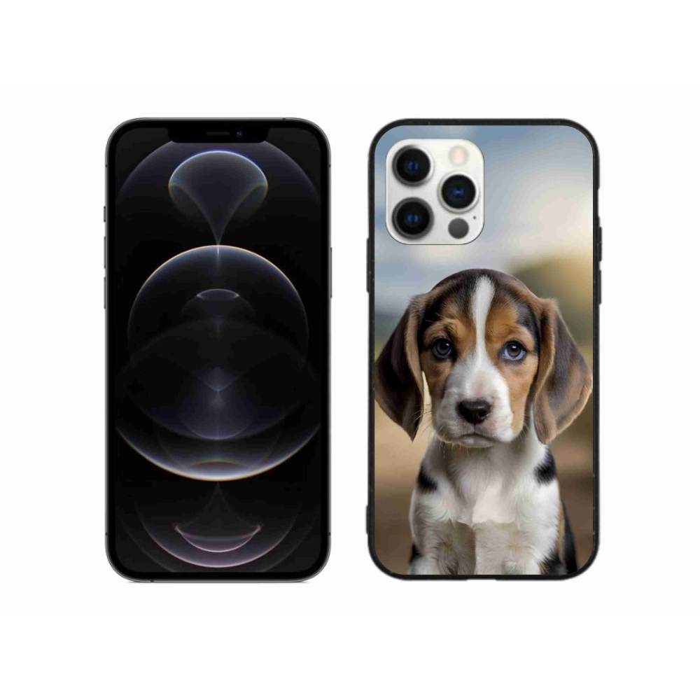 Gélový kryt mmCase na iPhone 12 Pro Max - roztomilý bígl