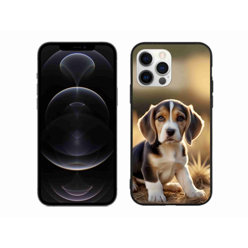 Gélový kryt mmCase na iPhone 12 Pro Max - roztomilý bígl