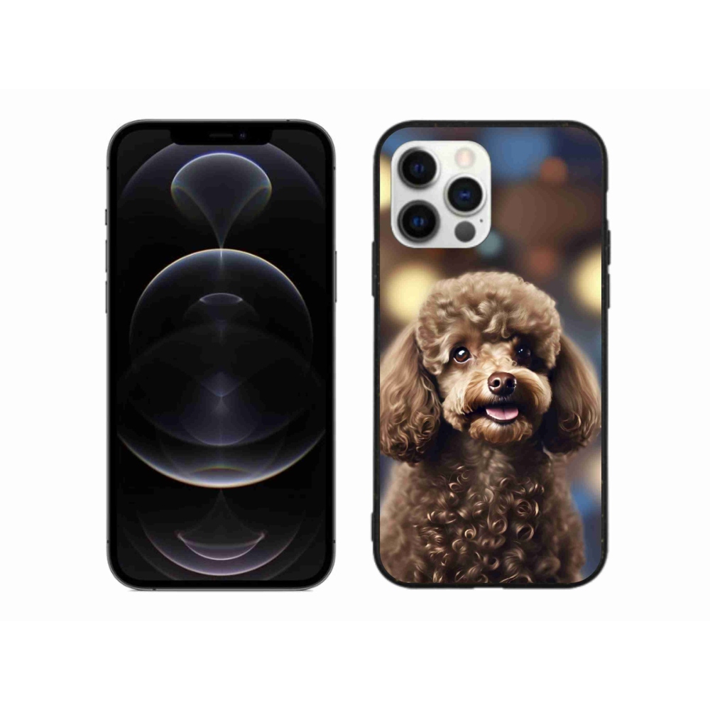 Gélový kryt mmCase na iPhone 12 Pro Max - roztomilý pudel