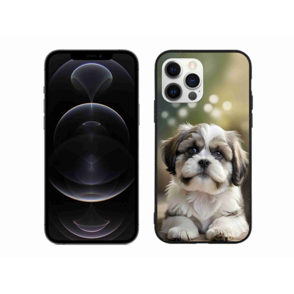 Gélový kryt mmCase na iPhone 12 Pro Max - roztomilý shih-tzu