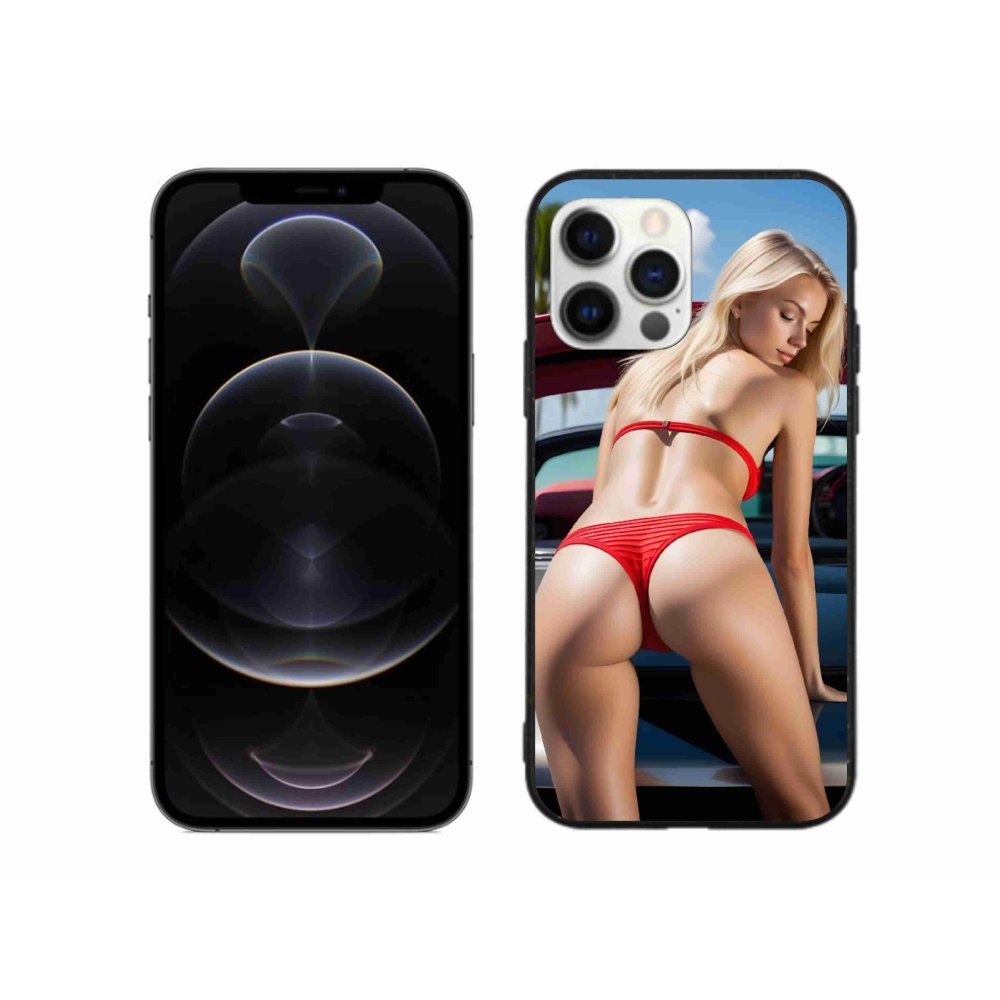 Gélový kryt mmCase na iPhone 12 Pro Max - sexy žena 2