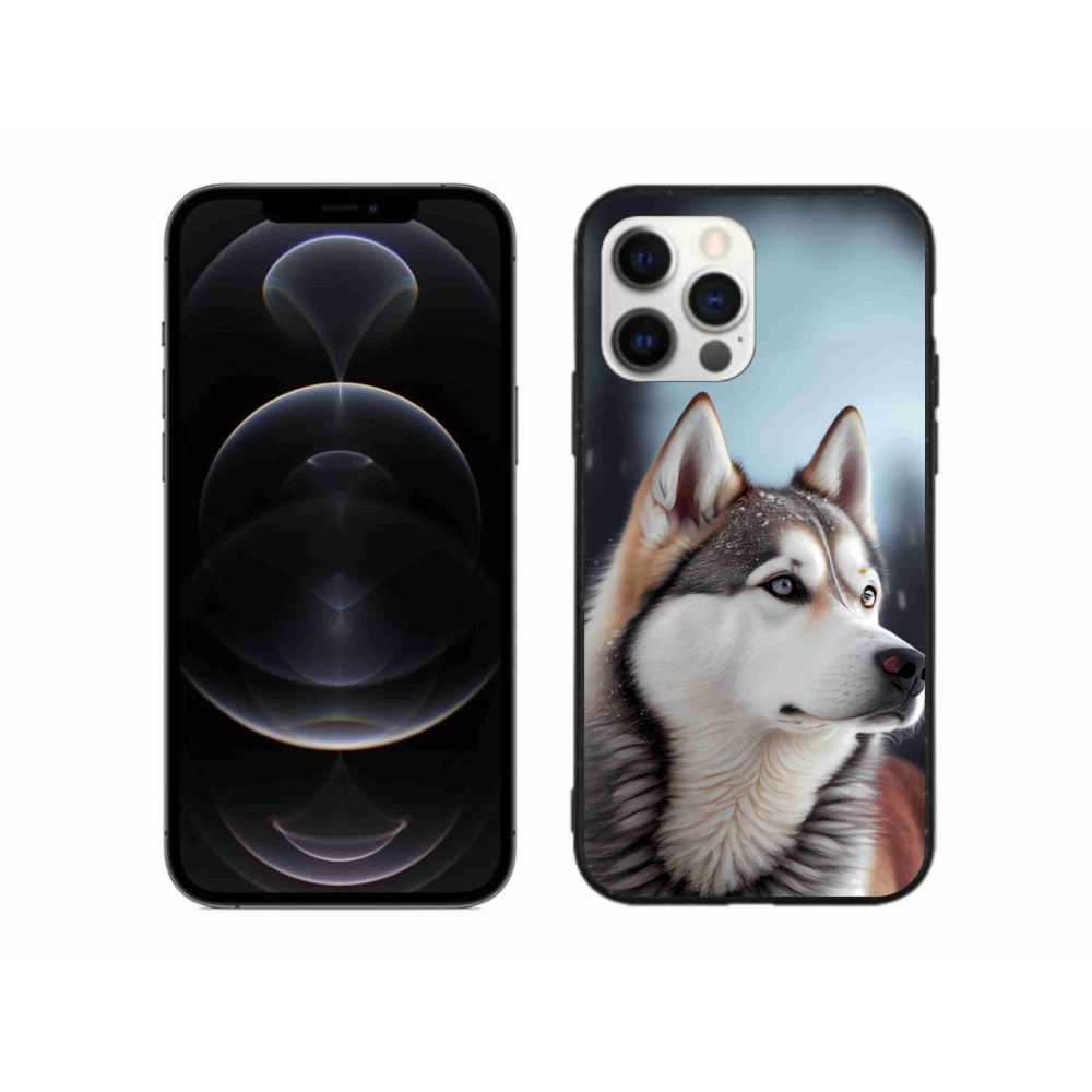 Gélový kryt mmCase na iPhone 12 Pro Max - sibírsky husky