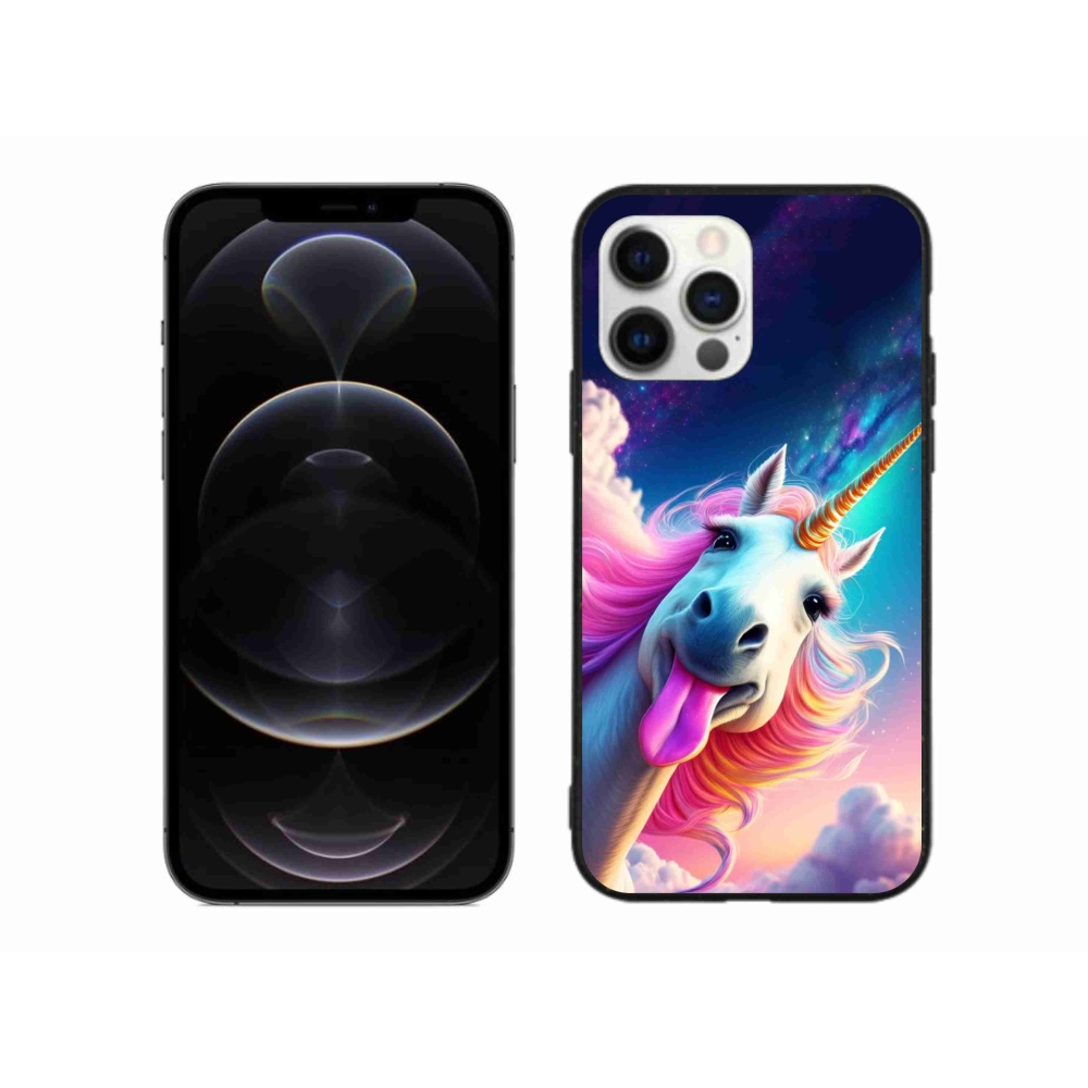 Gélový kryt mmCase na iPhone 12 Pro Max - šialený jednorožec