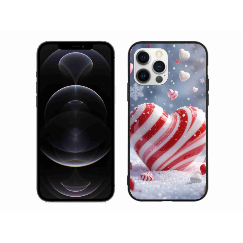 Gélový kryt mmCase na iPhone 12 Pro Max - sladké srdce